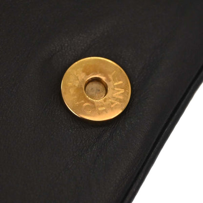 Chanel 2000-2002 Black Lambskin Choco Bar Shoulder Bag