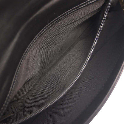 Chanel 2000-2002 Black Lambskin Choco Bar Shoulder Bag