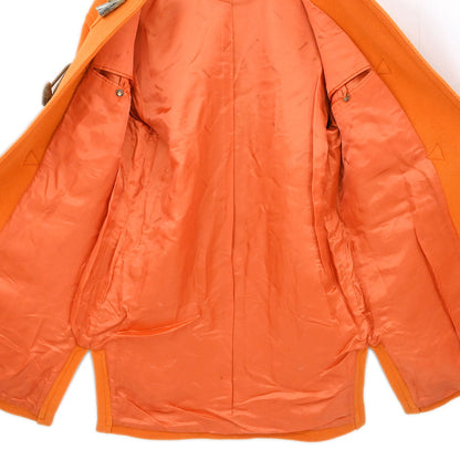Hermes Duffel Coat Orange #48