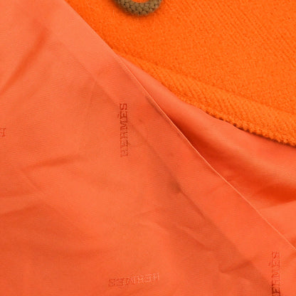Hermes Duffel Coat Orange #48