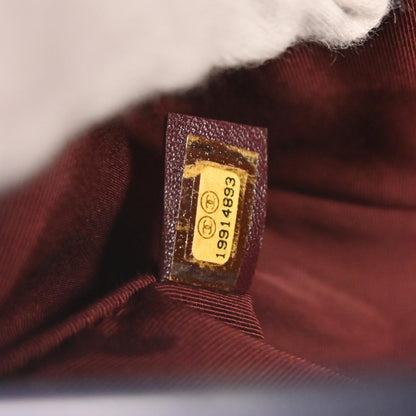 Boy Chanel 2014 Navy Velvet Medium Chain Shoulder Bag