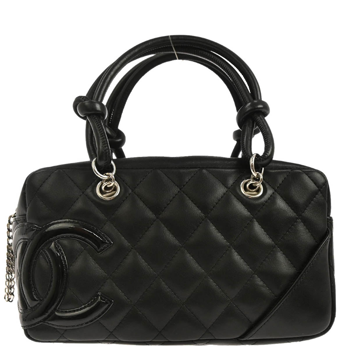 Chanel 2005-2006 Black Calfskin Cambon Ligne Handbag