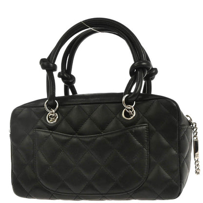 Chanel 2005-2006 Black Calfskin Cambon Ligne Handbag