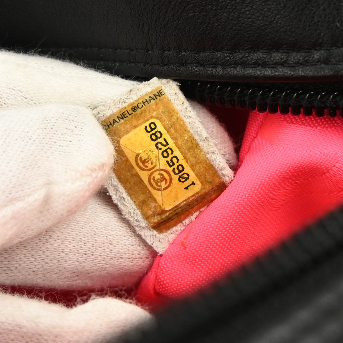 Chanel 2005-2006 Black Calfskin Cambon Ligne Handbag