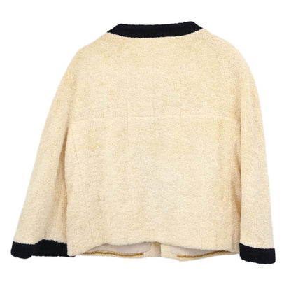 Chanel CC Logo Jacket Ivory 28 #38