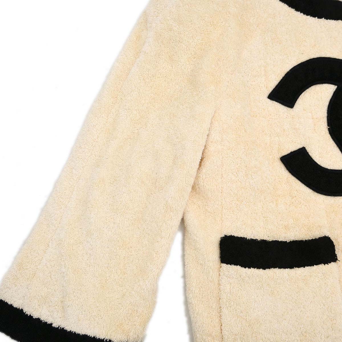 Chanel CC Logo Jacket Ivory 28 #38