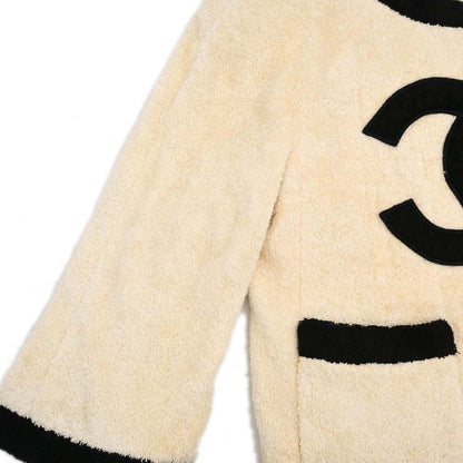 Chanel CC Logo Jacket Ivory 28 #38