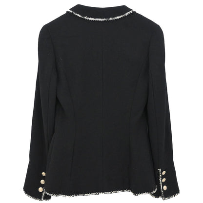 Chanel 2005 Emblem Single Breasted Jacket Black #38