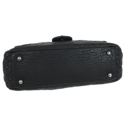 Chanel Black Calfskin Shoulder Bag