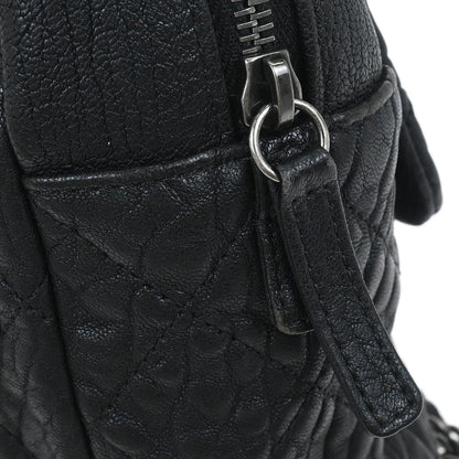 Chanel Black Calfskin Shoulder Bag