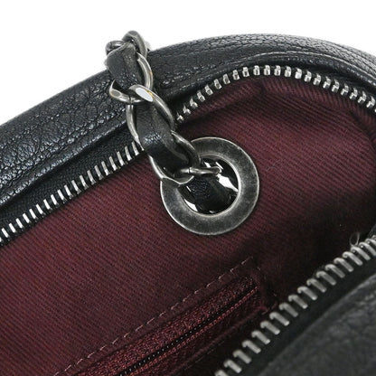 Chanel Black Calfskin Shoulder Bag