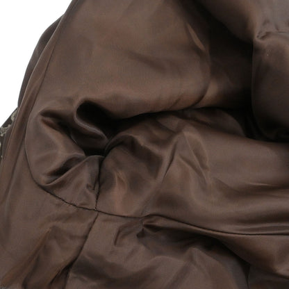 Celine Macadam Belted Robe Style Coat Gown Brown #L