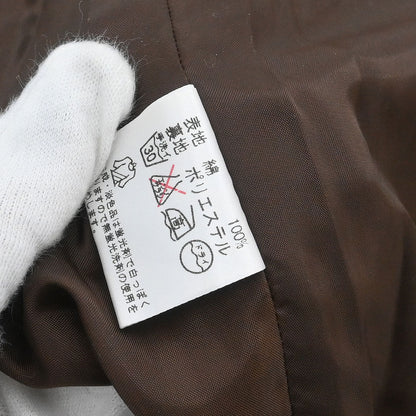 Celine Macadam Belted Robe Style Coat Gown Brown #L