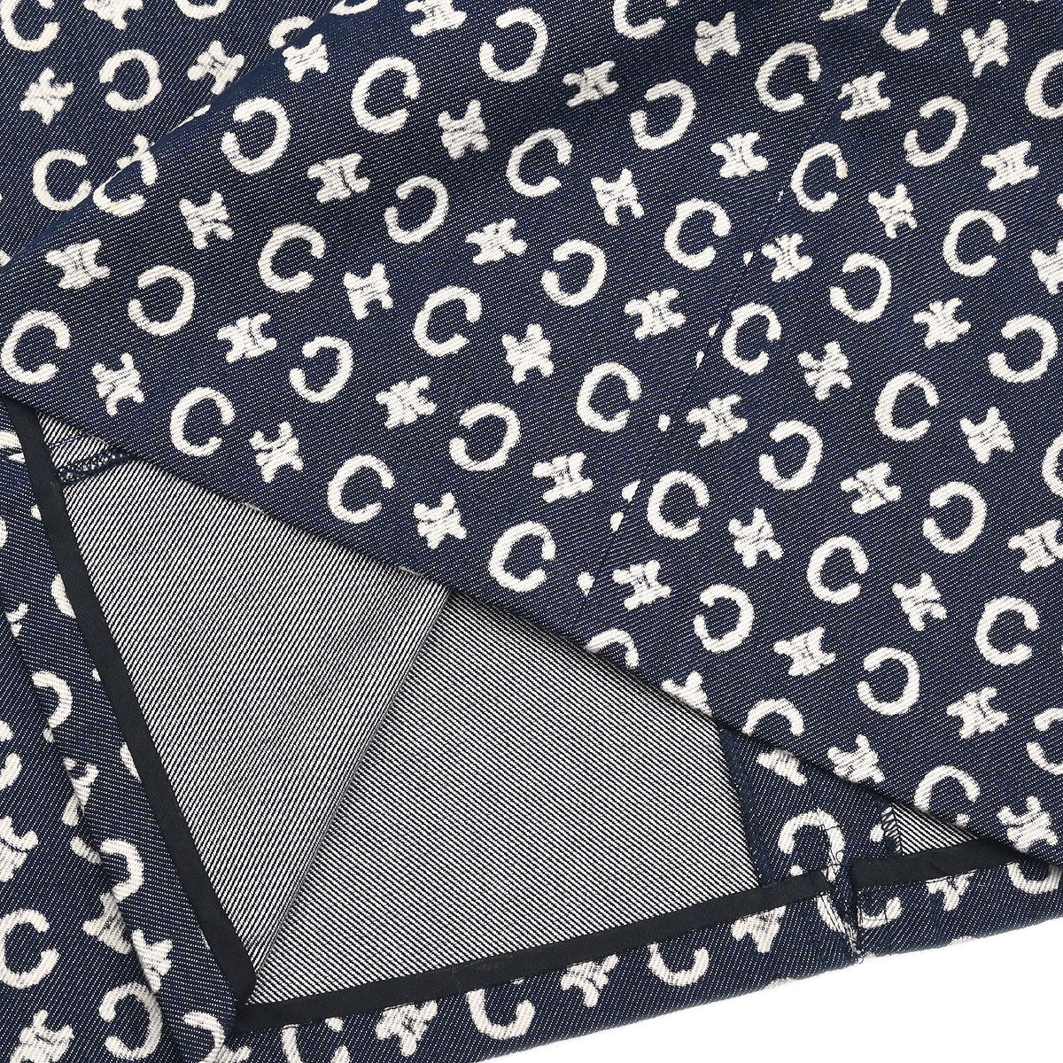 Celine Skirt Macadam Denim Indigo #34