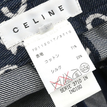 Celine Skirt Macadam Denim Indigo #34