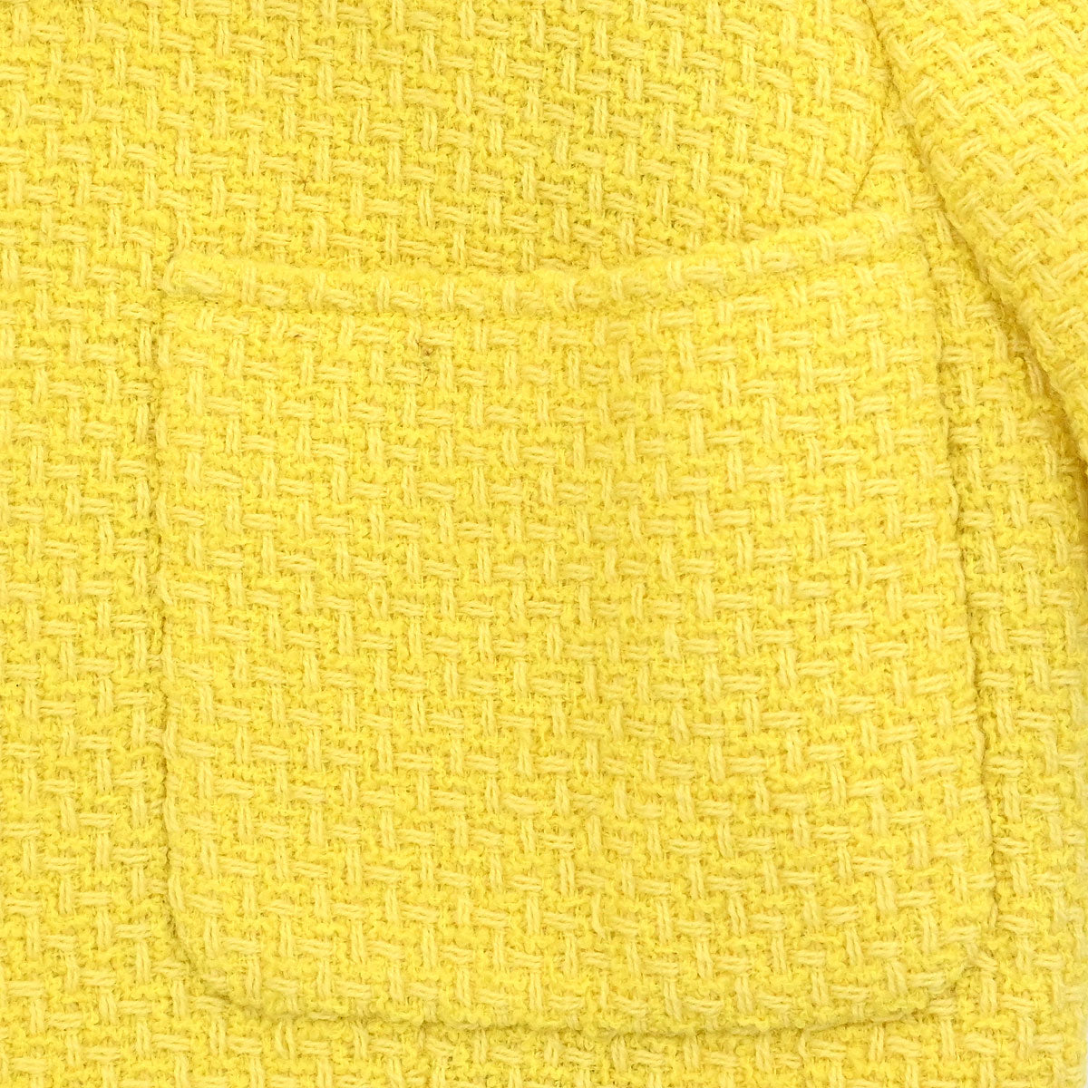 Chanel 1997 Single Breasted Jacket Yellow #38