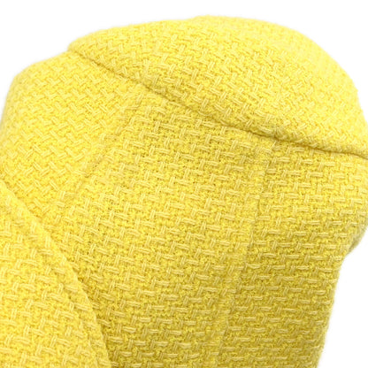 Chanel 1997 Single Breasted Jacket Yellow #38