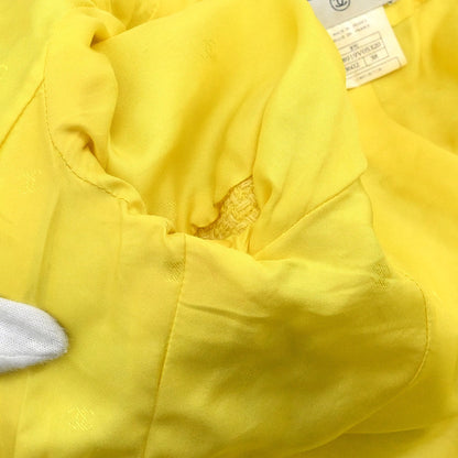 Chanel 1997 Single Breasted Jacket Yellow #38