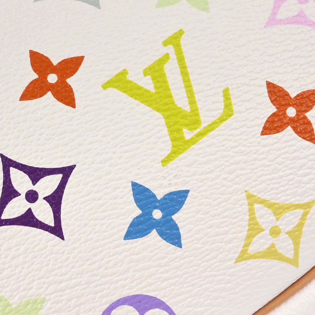 Louis Vuitton White Multicolor Pochette Accessoires M92649