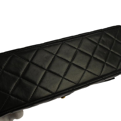 Chanel Black Lambskin Paris Shoulder Bag