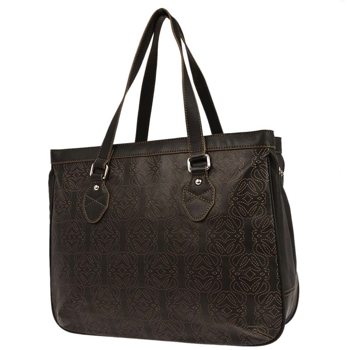 Loewe Brown Leather Tote Bag