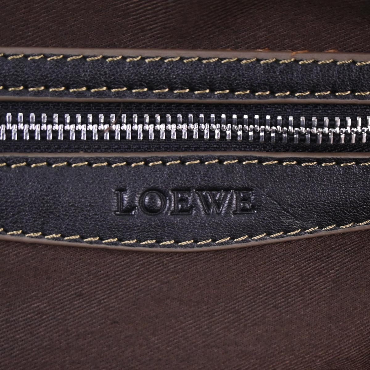 Loewe Brown Leather Tote Bag