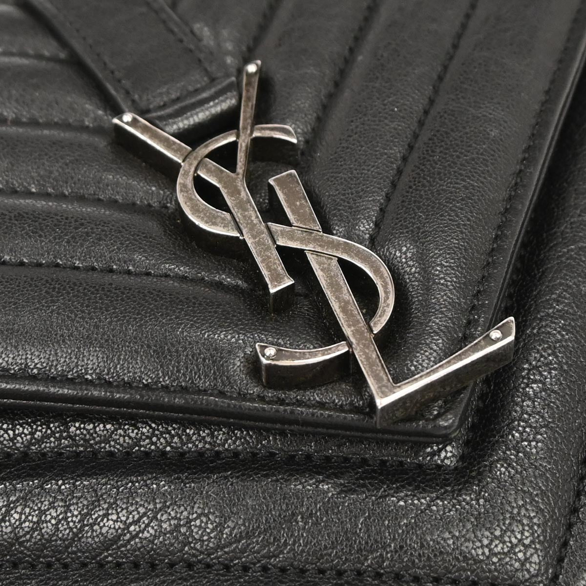 Saint Laurent Black College Medium 2way Shoulder Handbag