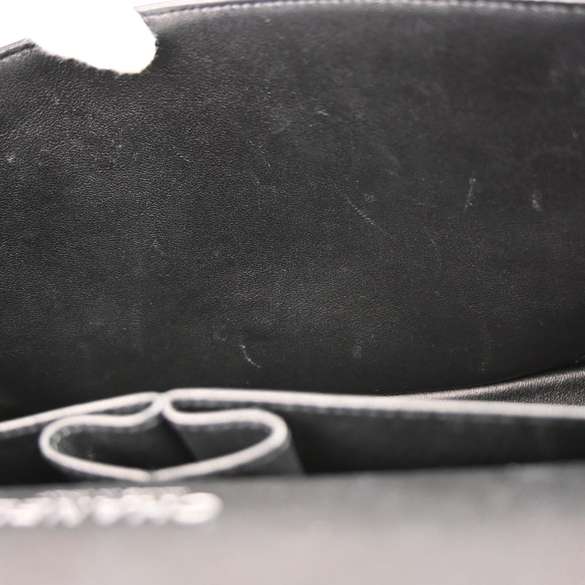 Chanel 2016-2017 Black Caviar Skin Chevron Jumbo Classic Double Flap Shoulder Bag