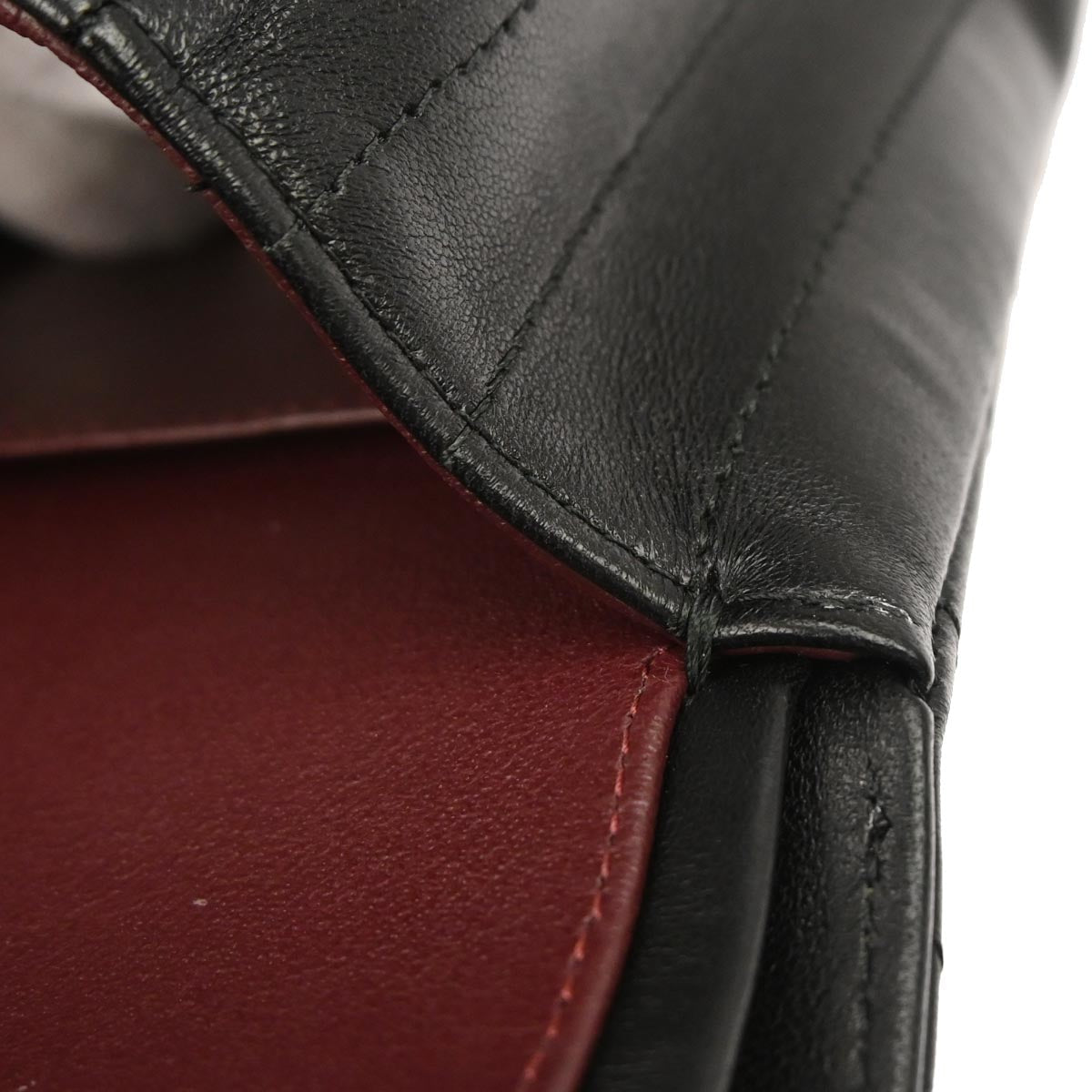 Chanel 2017-2018 Black Lambskin Chevron Medium Classic Double Flap Shoulder Bag