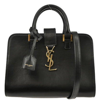 Saint Laurent Black Baby Cabas 2way Shoulder Handbag
