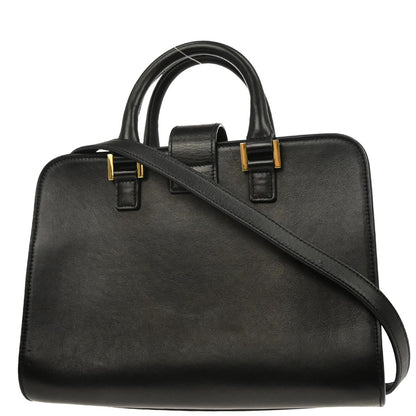 Saint Laurent Black Baby Cabas 2way Shoulder Handbag