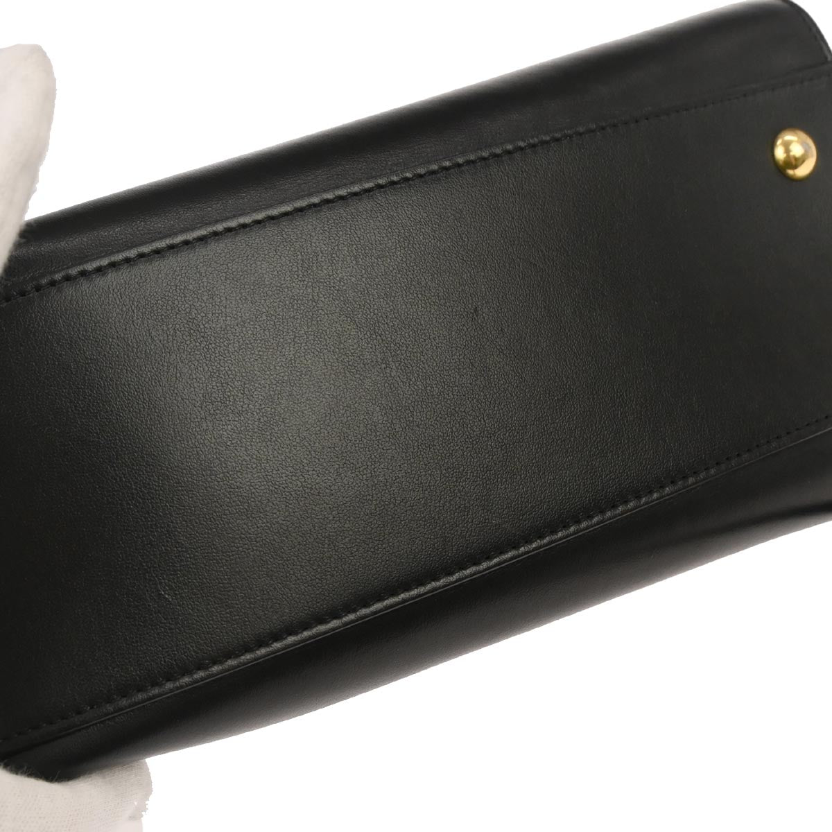 Saint Laurent Black Baby Cabas 2way Shoulder Handbag