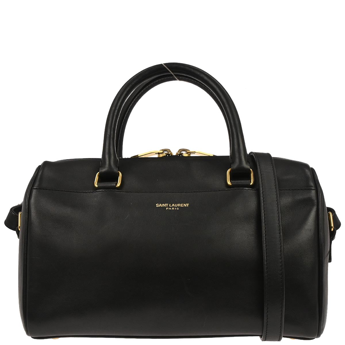 Saint Laurent Black Classic Baby Duffle 2way Shoulder Handbag