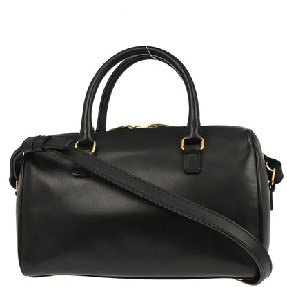 Saint Laurent Black Classic Baby Duffle 2way Shoulder Handbag