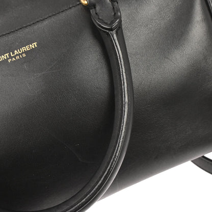 Saint Laurent Black Classic Baby Duffle 2way Shoulder Handbag