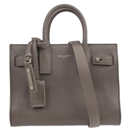 Saint Laurent Gray Sac de Jour 2way Shoulder Handbag
