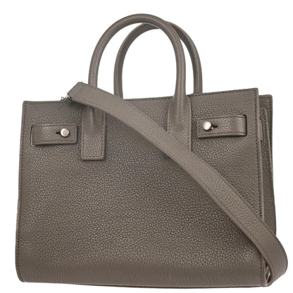 Saint Laurent Gray Sac de Jour 2way Shoulder Handbag