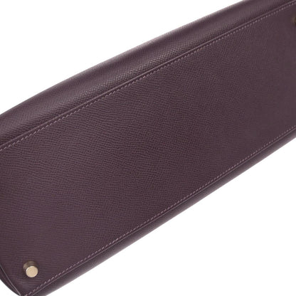 Hermes Raisin Epsom Kelly 32 Retourne 2way Shoulder Handbag