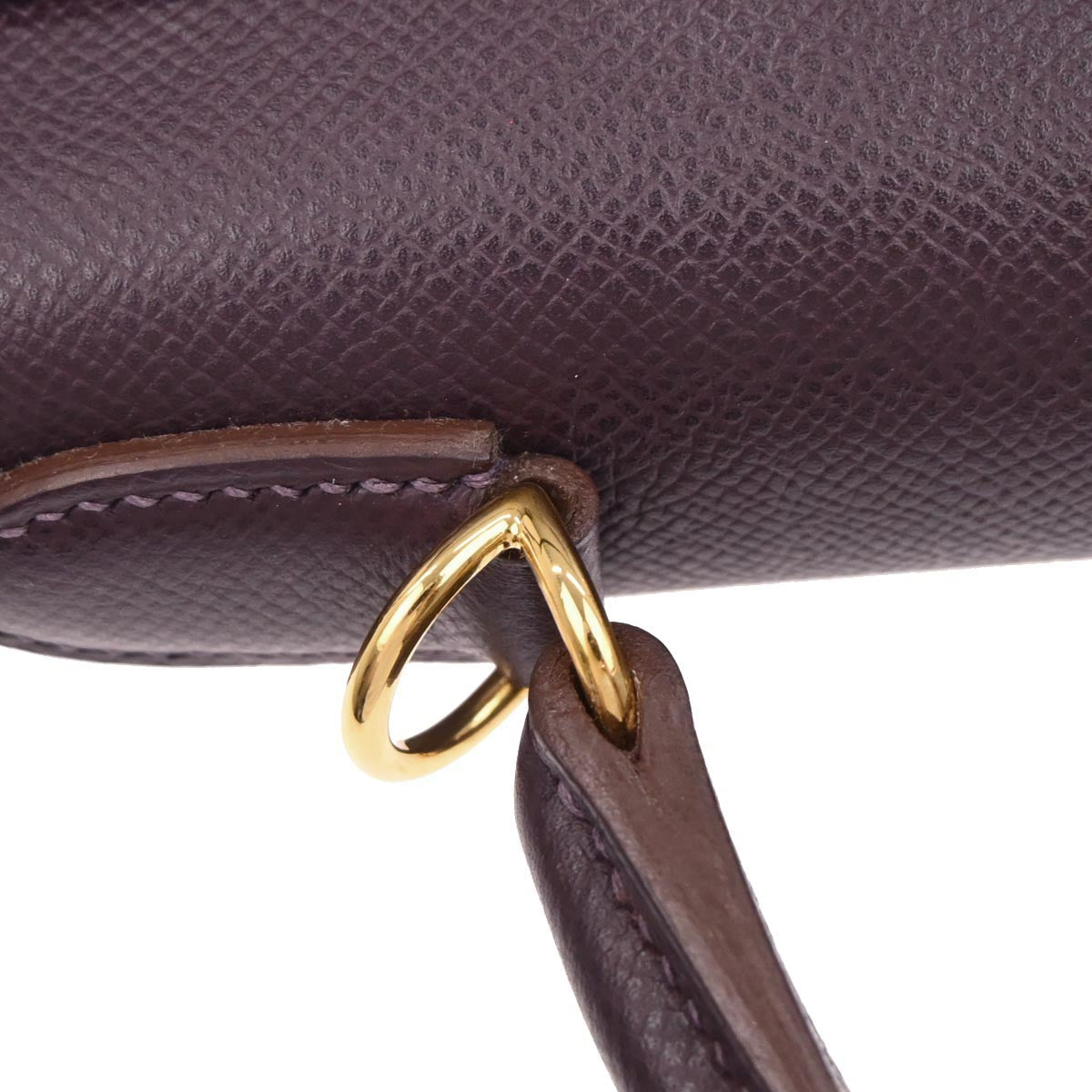 Hermes Raisin Epsom Kelly 32 Retourne 2way Shoulder Handbag