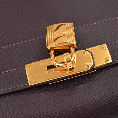 Hermes Raisin Epsom Kelly 32 Retourne 2way Shoulder Handbag