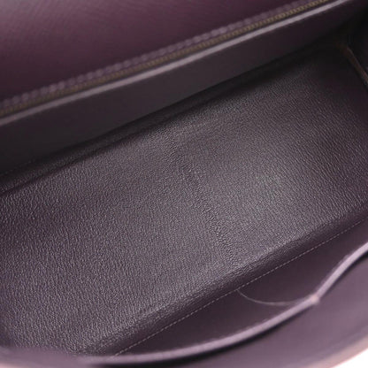 Hermes Raisin Epsom Kelly 32 Retourne 2way Shoulder Handbag