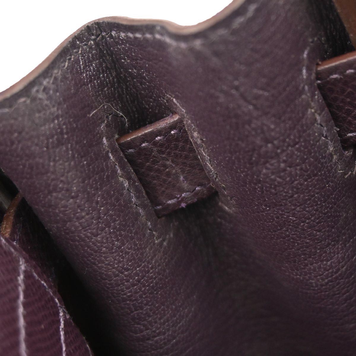 Hermes Raisin Epsom Kelly 32 Retourne 2way Shoulder Handbag