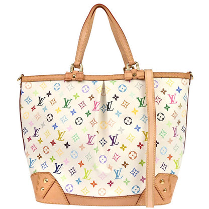 Louis Vuitton White Monogram Sharleen GM 2way Shoulder Tote Handbag M93214