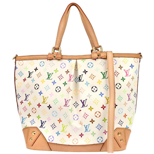 Louis Vuitton 2011 White Monogram Sharleen GM 2way Shoulder Tote Handbag M93214