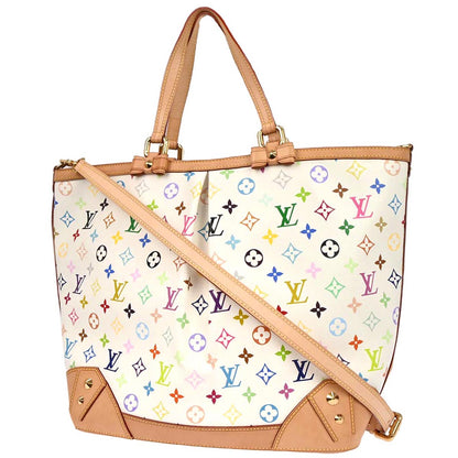 Louis Vuitton White Monogram Sharleen GM 2way Shoulder Tote Handbag M93214