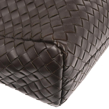 Bottega Veneta Brown Calfskin Intrecciato Briefcase Handbag