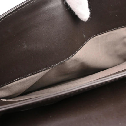 Bottega Veneta Brown Calfskin Intrecciato Briefcase Handbag