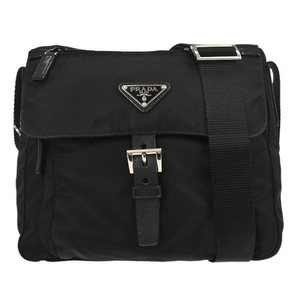 Prada Black Nylon Shoulder Bag