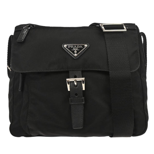 Prada Black Nylon Shoulder Bag