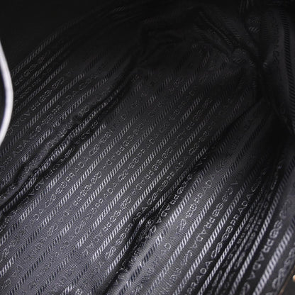 Prada Black Leather 2way Shoulder Handbag